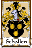 German Coat of Arms Wappen Bookplate  for Schallen