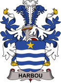 Coat of arms used by the Danish family Harbou