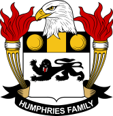 Coat of arms used by the Humphries family in the United States of America