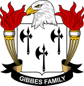 Coat of arms used by the Gibbes family in the United States of America