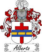 Araldica Italiana Coat of arms used by the Italian family Alberto