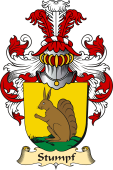 v.23 Coat of Family Arms from Germany for Stumpf