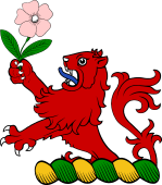 Family crest from Scotland for Primrose (Earl of Rosebery)