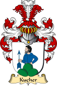 v.23 Coat of Family Arms from Germany for Kucher