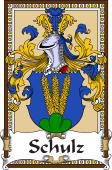 German Coat of Arms Wappen Bookplate  for Schulz