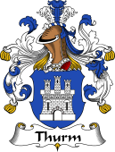 German Wappen Coat of Arms for Thurm