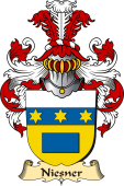 v.23 Coat of Family Arms from Germany for Niesner