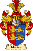 English Coat of Arms (v.23) for the family Maddox or Maddock
