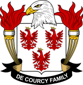 Coat of arms used by the De Courcy family in the United States of America