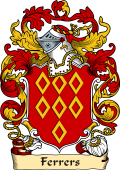 English or Welsh Family Coat of Arms (v.23) for Ferrers