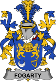 Irish Coat of Arms for Fogarty or O'Fogarty