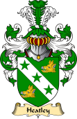 English Coat of Arms (v.23) for the family Heatley