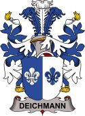 Coat of arms used by the Danish family Deichmann