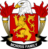 Coat of arms used by the Morris family in the United States of America