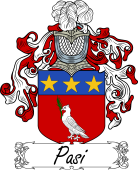 Araldica Italiana Coat of arms used by the Italian family Pasi