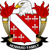 Coat of arms used by the Howard family in the United States of America