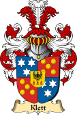 v.23 Coat of Family Arms from Germany for Klett