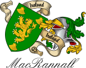 Sept (Clan) Coat of Arms from Ireland for MacRannall (Reynolds)