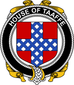 Irish Coat of Arms Badge for the TAAFFE family