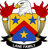 American Coat of Arms for Lane