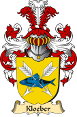 v.23 Coat of Family Arms from Germany for Kloeber