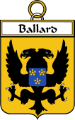 French Coat of Arms Badge for Ballard