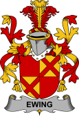 Irish Coat of Arms for Ewing