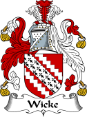 English Coat of Arms for Wicke