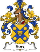 German Wappen Coat of Arms for Kurz
