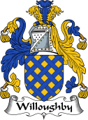 English Coat of Arms for the family Willoughby