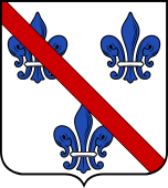 French Family Shield for Brossard