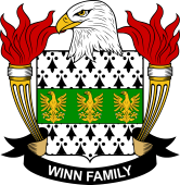Coat of arms used by the Winn family in the United States of America