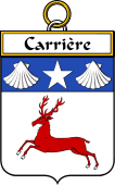 French Coat of Arms Badge for Carrière