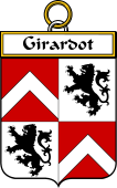 French Coat of Arms Badge for Girardot