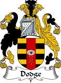 English Coat of Arms for Dodge