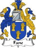 English Coat of Arms for the family Fane