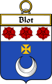 French Coat of Arms Badge for Blot