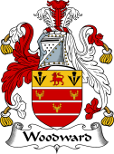 English Coat of Arms for Woodward