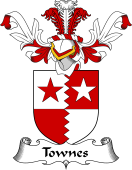 Coat of Arms from Scotland for Townes or Townis