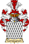 French Family Coat of Arms (v.23) for Compagnon