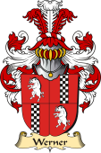 v.23 Coat of Family Arms from Germany for Werner