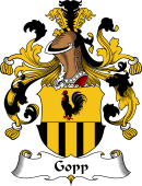 German Wappen Coat of Arms for Gopp