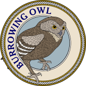 Birds of Prey Clipart image: Burrowing Owl-M