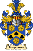 English Coat of Arms (v.23) for the family Templeman