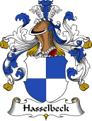 German Wappen Coat of Arms for Hasselbeck