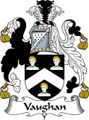 English Coat of Arms for the family Vaughan (Wales)