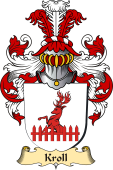 v.23 Coat of Family Arms from Germany for Kroll