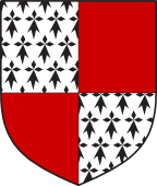 English Family Shield for Stanhope