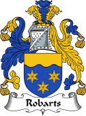 English Coat of Arms for the family Robartes or Robarts