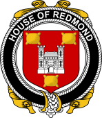 Irish Coat of Arms Badge for the REDMOND family